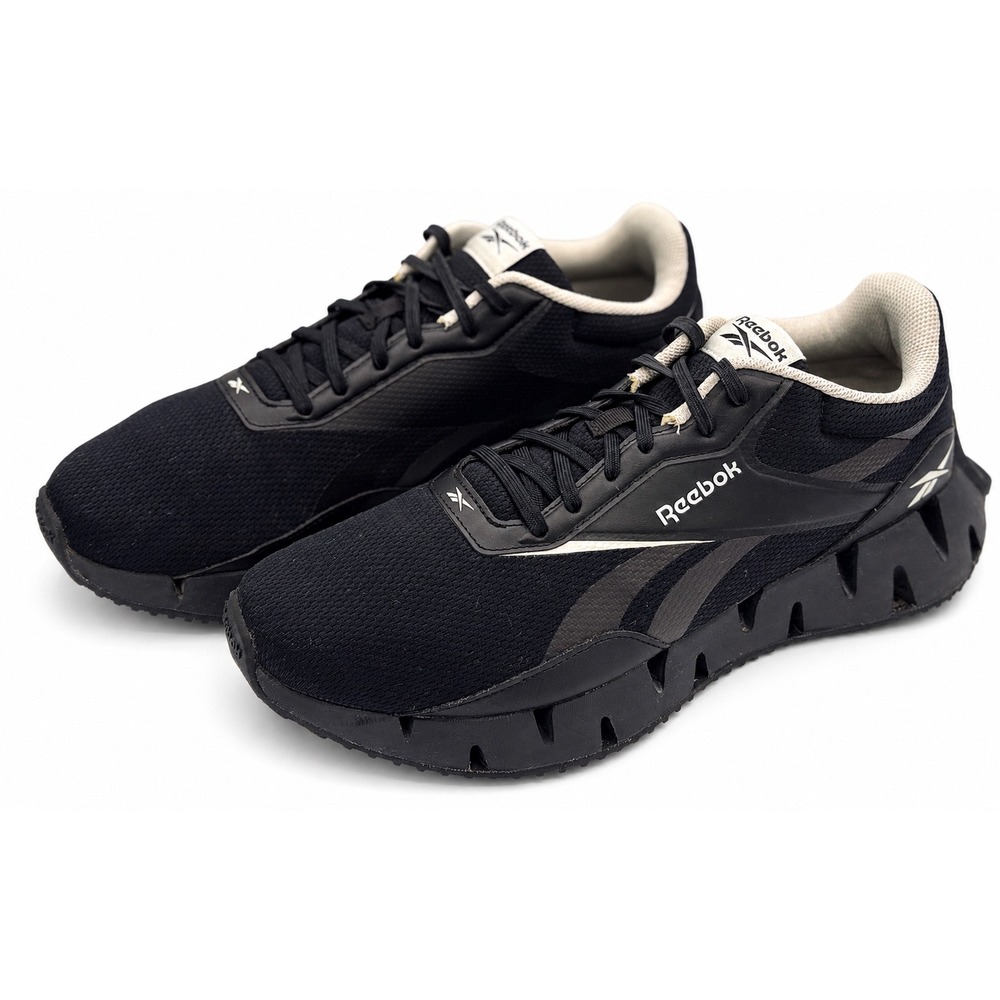 Reebok Zig Dynamica STR Mens Size 12 Black Gray Running Shoes 100209532 FuelFoam